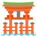 japan,cultures,architecture and city,landmark,shrine,torii,gate,itsukushima shrine,itsukushima